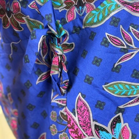 SUGARLIPS Rayanne Indigo Chia Flutter Peplum Top Size XS. E98 - Picture 6 of 14